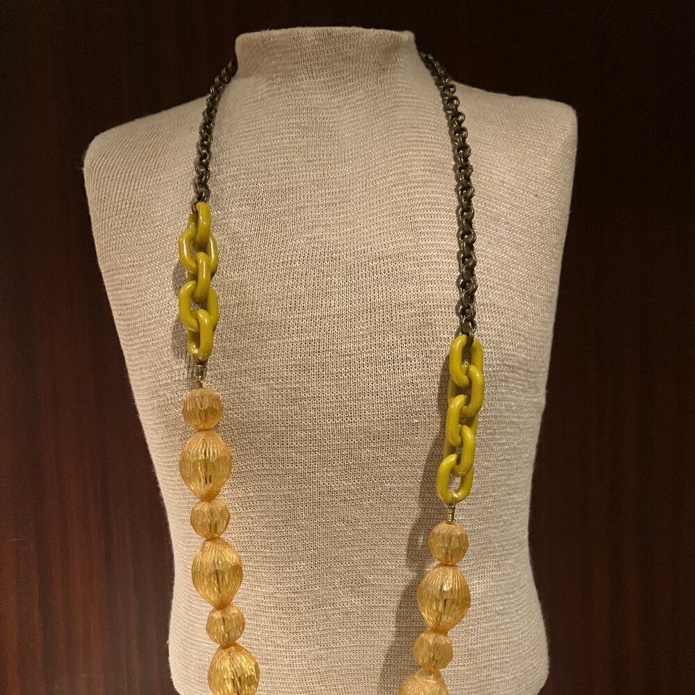 Vera Wang for Kohl's Resin & Brass Necklace